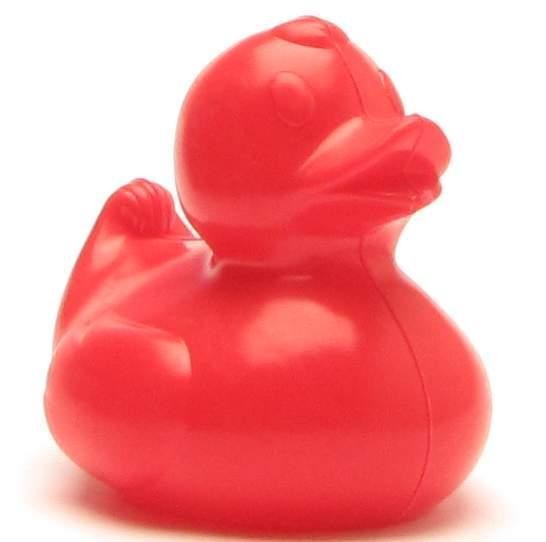 Patos de goma 8,5 cm - rojo - 300 piezas