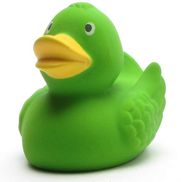 Natural rubber duck - green