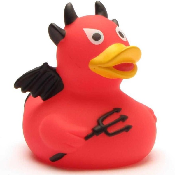Devil Rubber Ducky with black wings