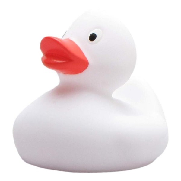 Rubber Duckie Lilly - white - L: 7 cm