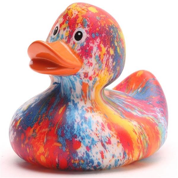 Rainbow Splash rubber duck