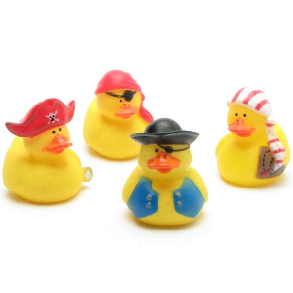 Pirate Rubber Ducks - Set of 4