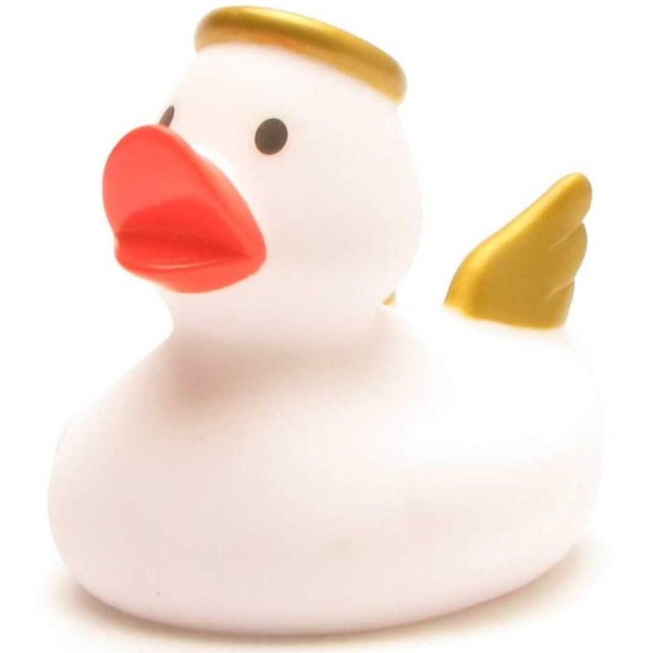 Angel Rubber Ducky with golden wings