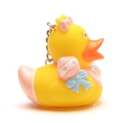 Keychain Baby Rubber Duck Girl