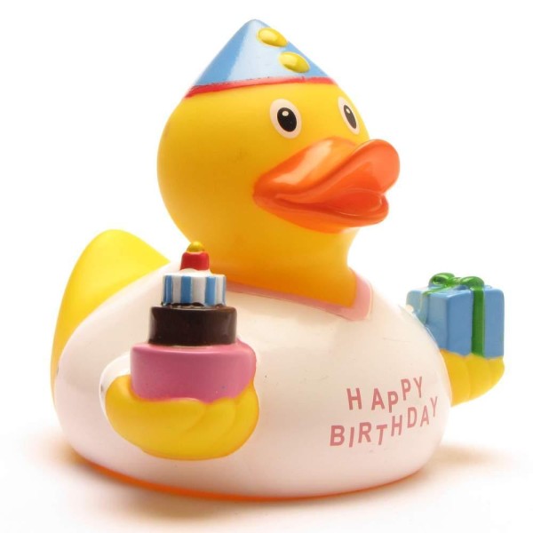 Canard de bain Happy Birthday fille