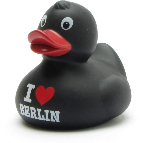 Rubber Duck I love Berlin - black