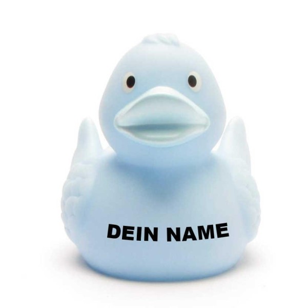 Ente Lilly - pastell-blau - Personalisiert