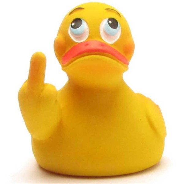 &quot;The Finger&quot; Rubber Duck &quot;Siggi&quot;
