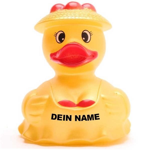 Goldene Schwarzwald Ente Frau - Personalisiert