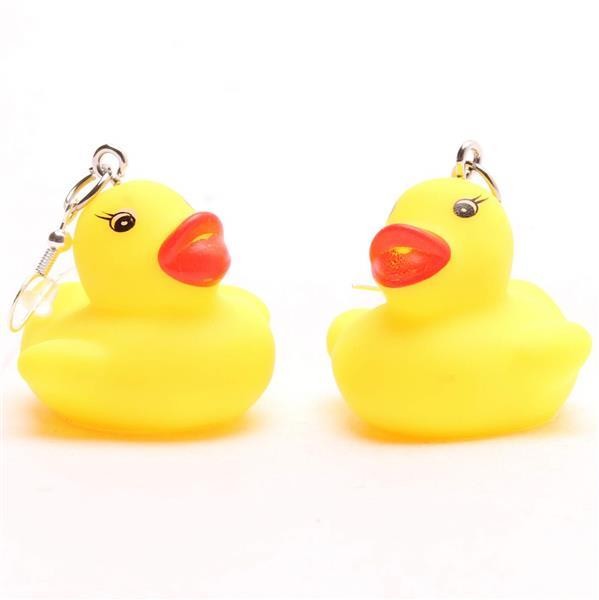 Rubber Duck - Earring - yellow