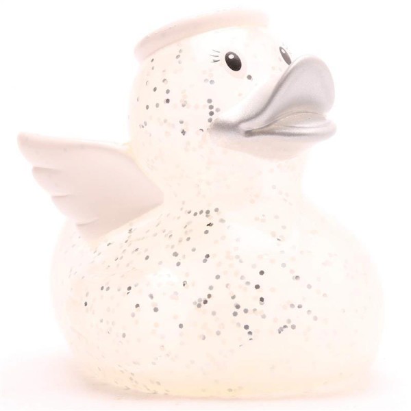 Glitter bath duck angel