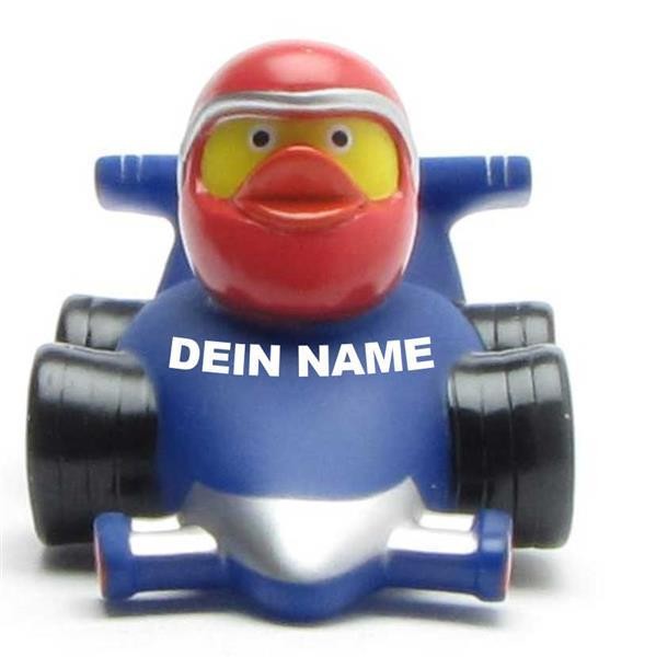 Ente Blue Race Duck - Personalisiert