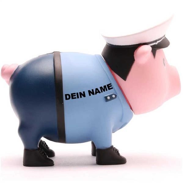 Biggys - Sparschwein Polizist - Personalisiert