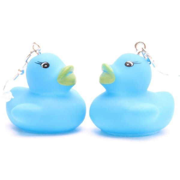 Rubber Duck - Earring - blue