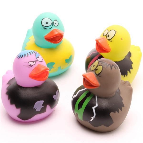 Zombie Bathing Ducks - Set of 4