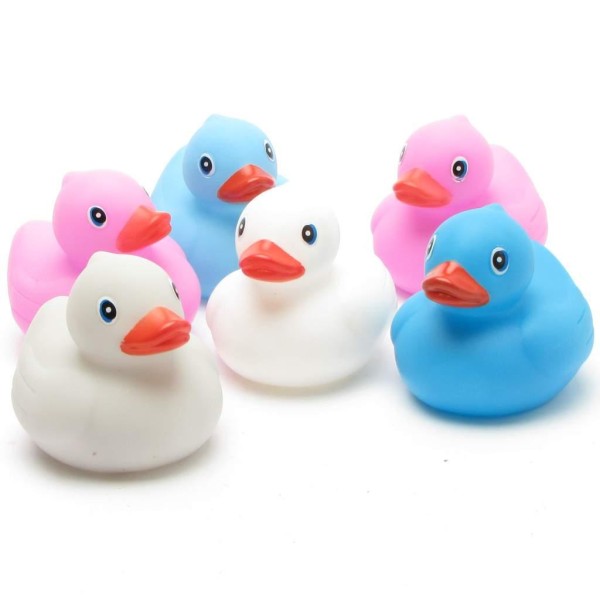 Rubber Duck Family set in PVC Box assorted