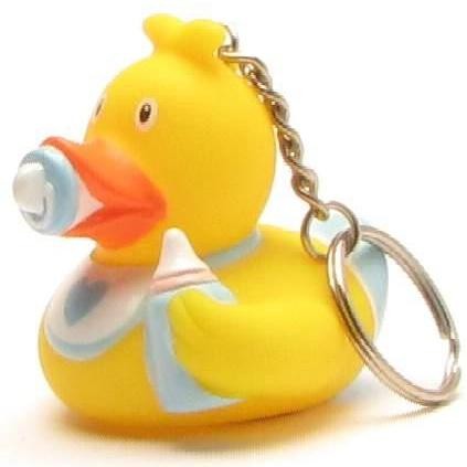 Keychain Baby Rubber Duck Boy