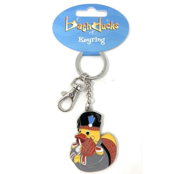 Schlüsselanhänger - Scottish Piper Duck