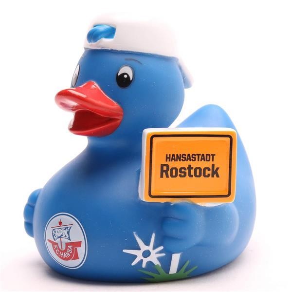 Hansa Rostock Badeente Stadtschild