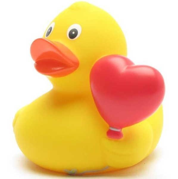 Rubber Duck heart balloon