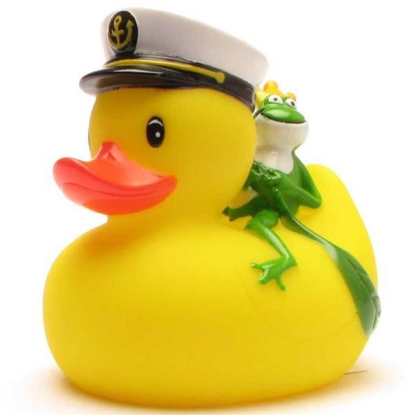 Captain Rubber Duckie with Frog King