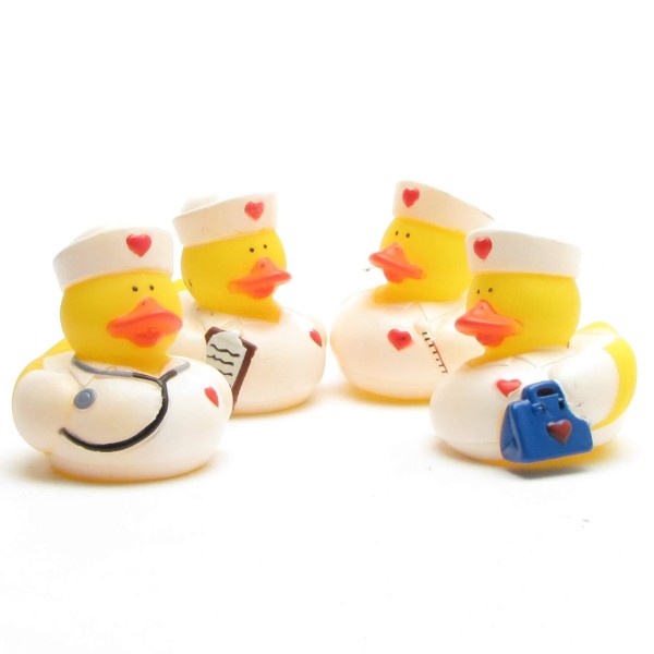 Nurses Bath Ducks - Set of 4