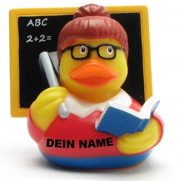 Lehrerin Ente - Personalisiert