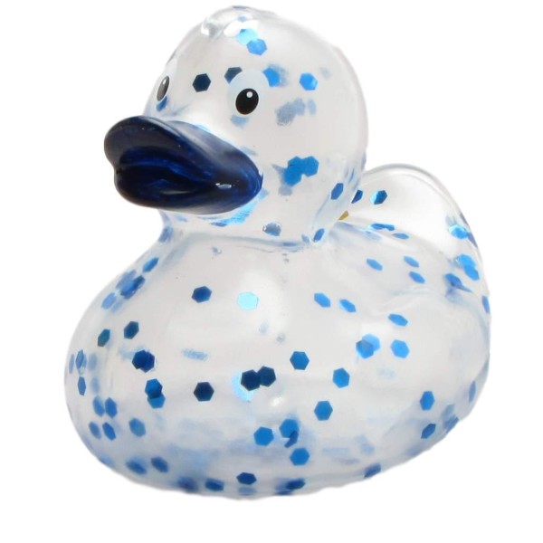 Rubber Ducky Glitter blue