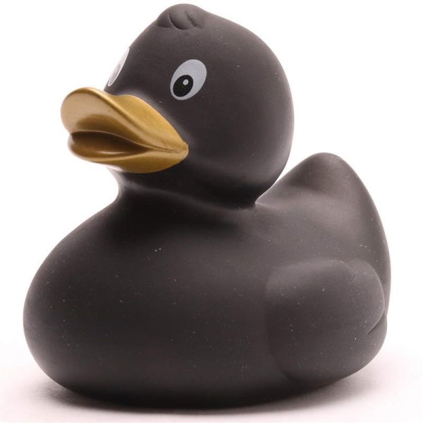 Rubber Duckie Wanda - black - 8 cm