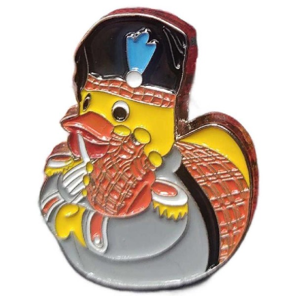 Anstecker Pin Scottish Piper Duck