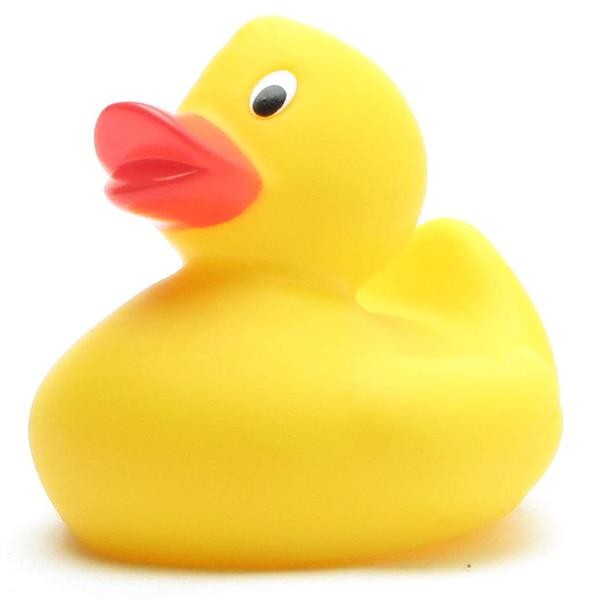 Rubber Duckie Gunda - yellow - L: 7 cm