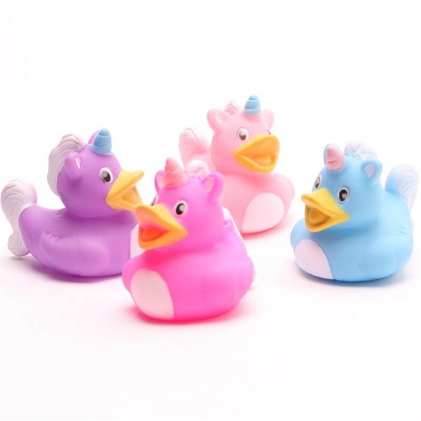 Unicorn Rubber Ducks - Set of 4
