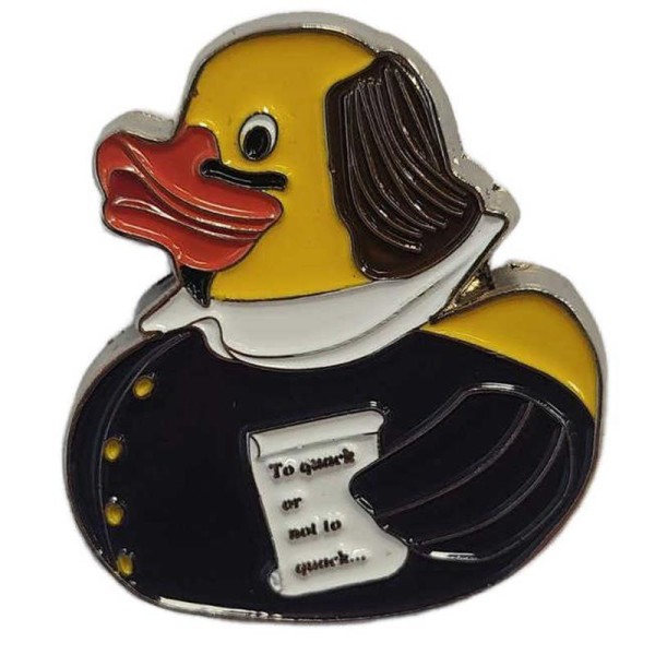 Anstecker Pin Shakespeare Duck