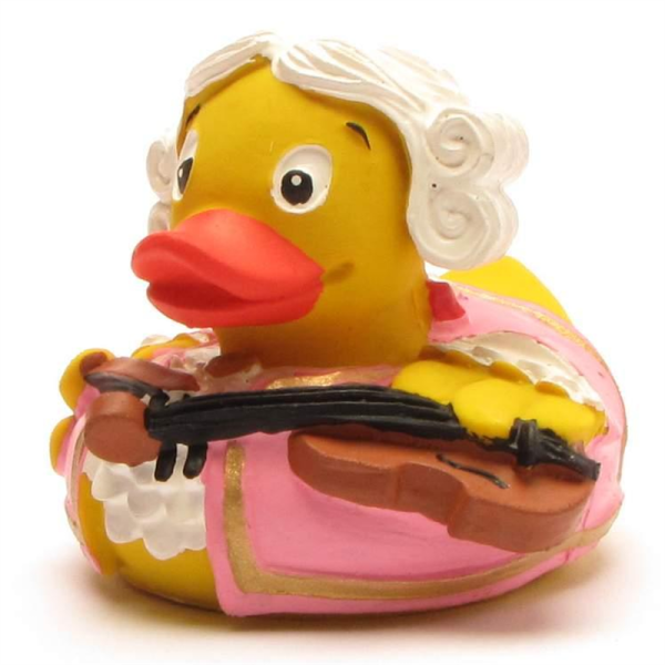 Mozart Rubber Duckie in pink