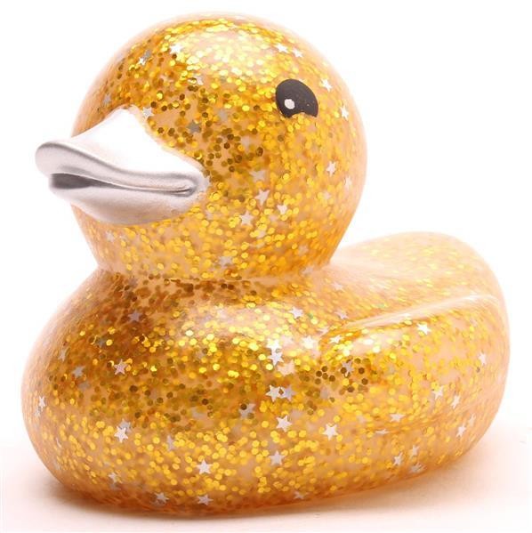 Glitter duck - gold
