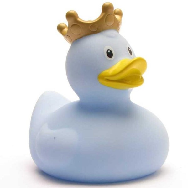 Pato de goma King/Rey - azul claro