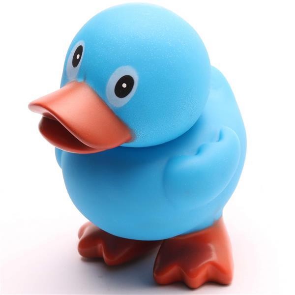 Standing Duck - blue - L